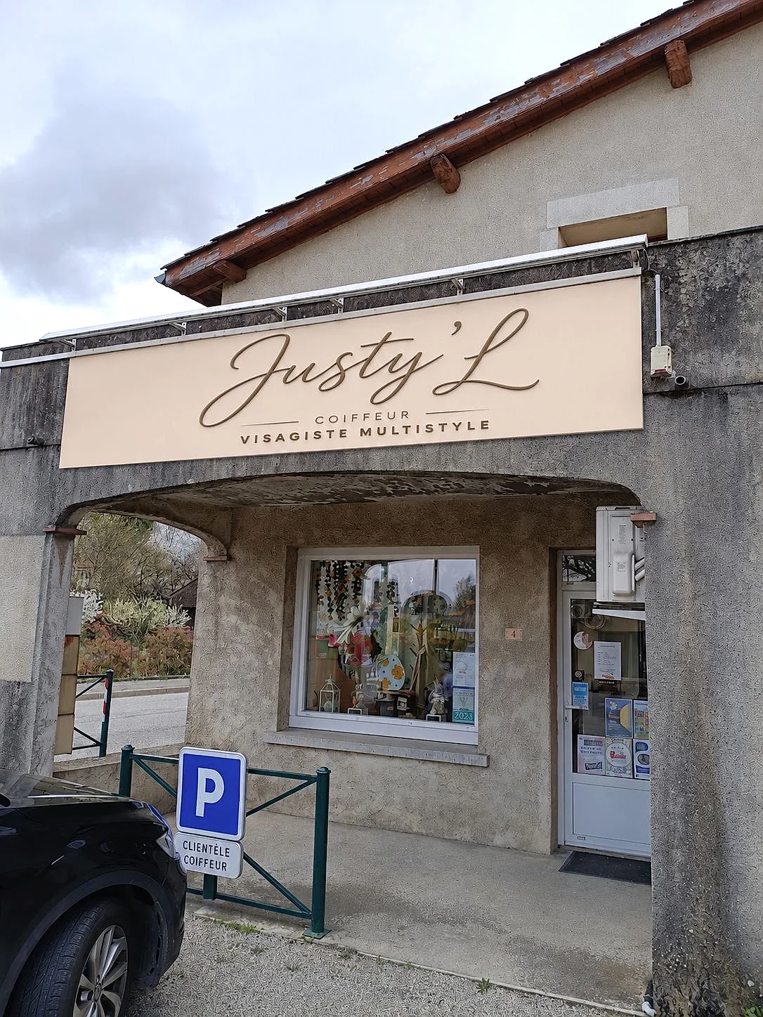 Façade du salon JUSTY'L à Alixan