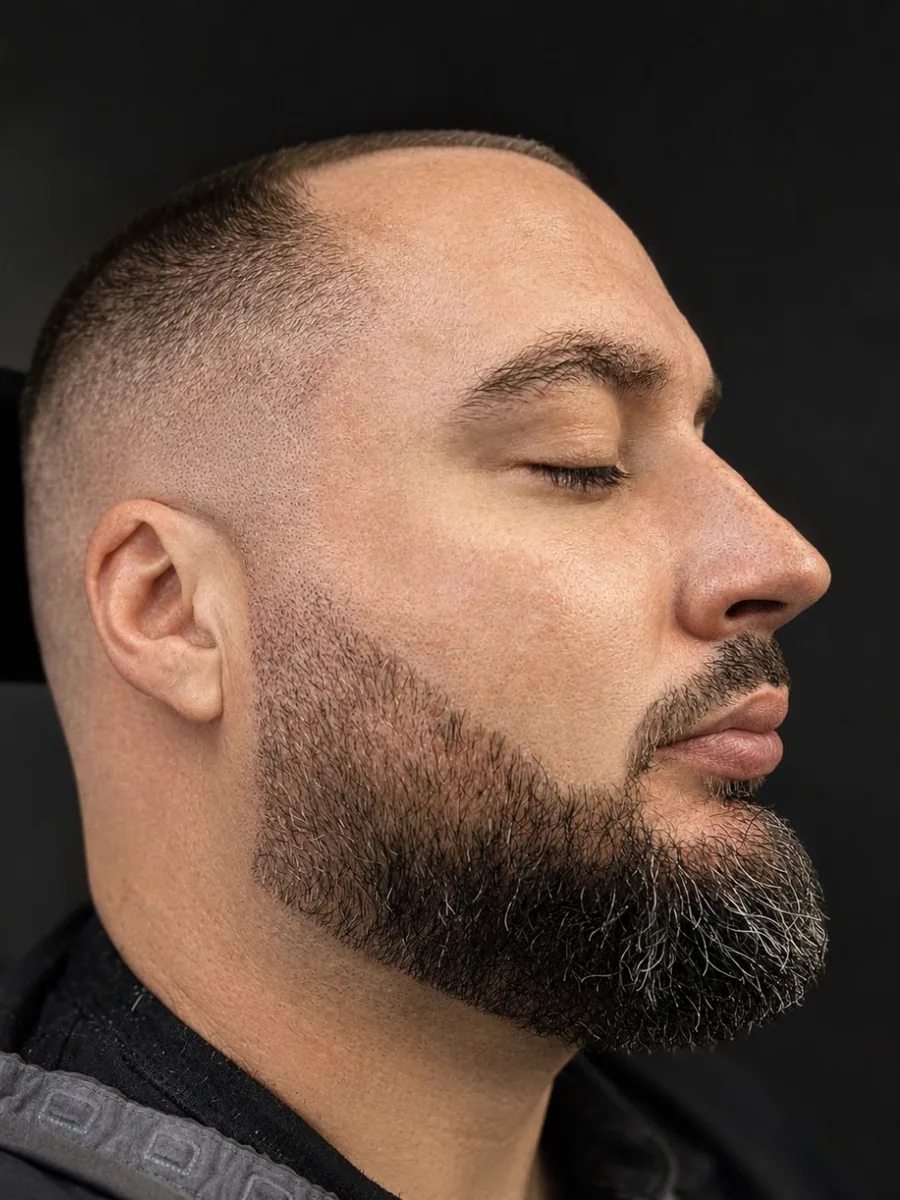 Entretien de barbe réalisé par JUSTY'L
